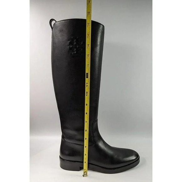 Tory Burch Women's The Riding Boot Milano Mezzo Calf Black Size 6 (MSRP $648) - Picture 3 of 12
